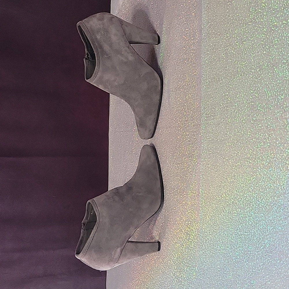 PRADA!!! flawless grey suede ankle booties leather boots - Picture 5 of 11